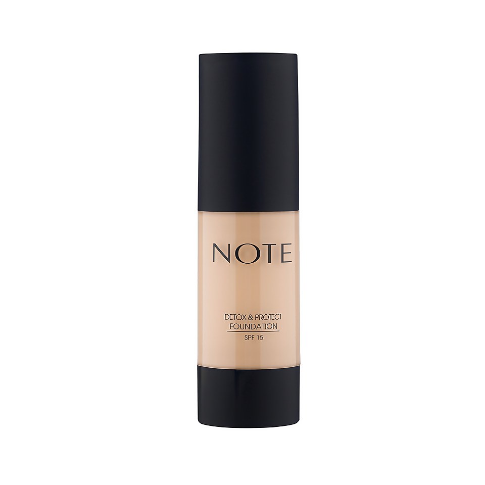 Note Cosmetics Detox and Protect Foundation 35ml - 01 Beige