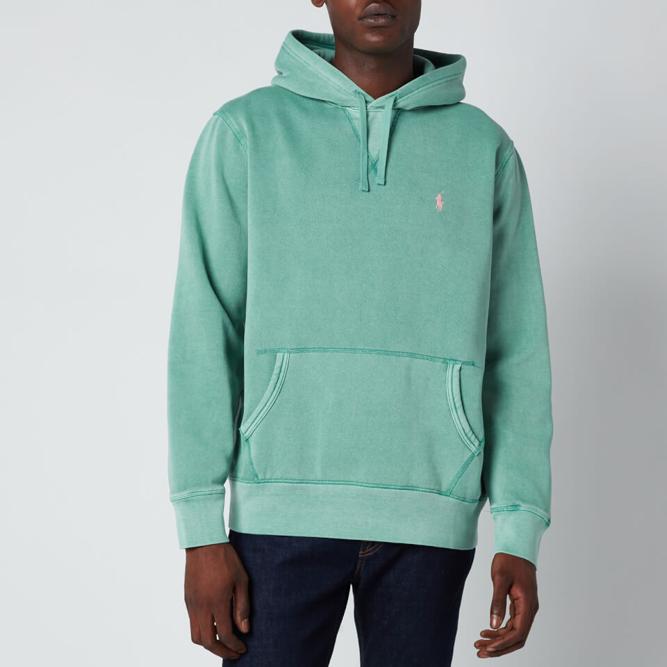 Polo Ralph Lauren Men s Garment Dyed Seasonal Fleece Hoodie Haven Green S Coggles