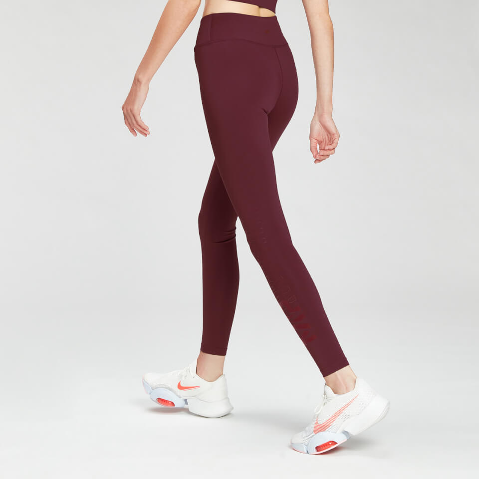 MP Women's Fade Graphic Training Leggings - Washed Oxblood