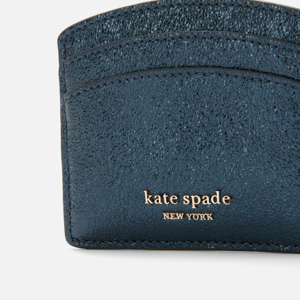 Kate Spade New York Women's Spencer Metallic Card Holder - Metallic Night