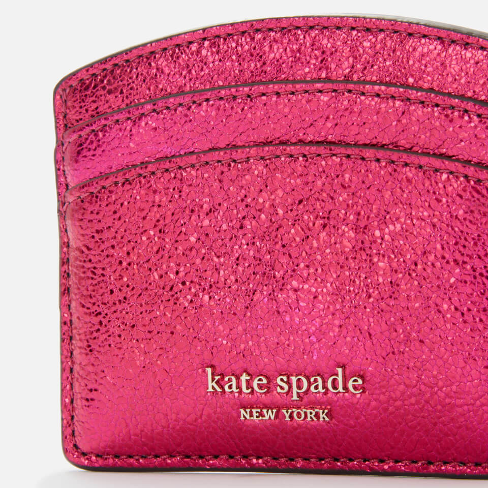 Kate Spade New York Women's Spencer Metallic Card Holder - Rhododendron