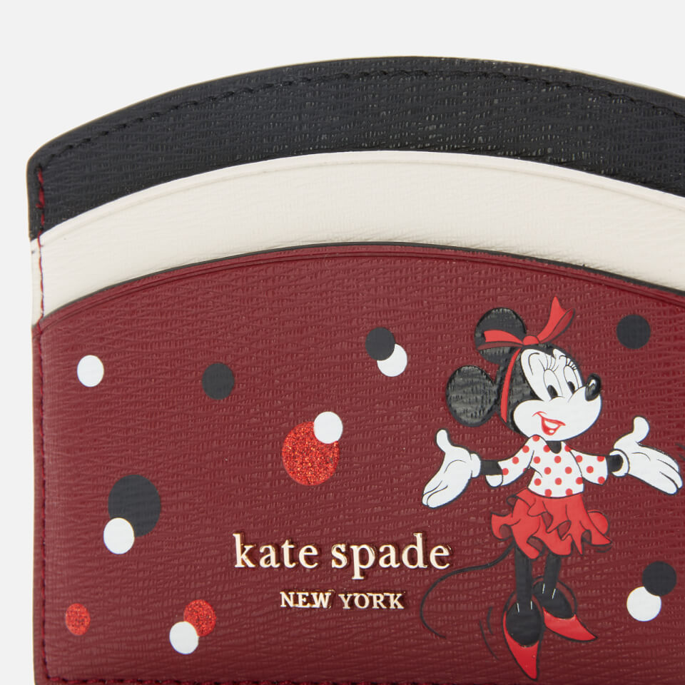Kate Spade New York Women's Minnie Mouse Card Holder - Red Multi