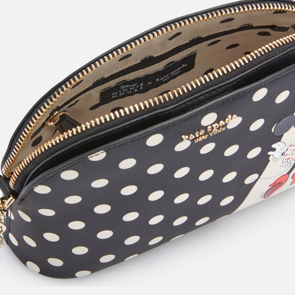 Kate Spade New York Women's Minnie Mouse Small Dome Cross Body Bag - Black Multi
