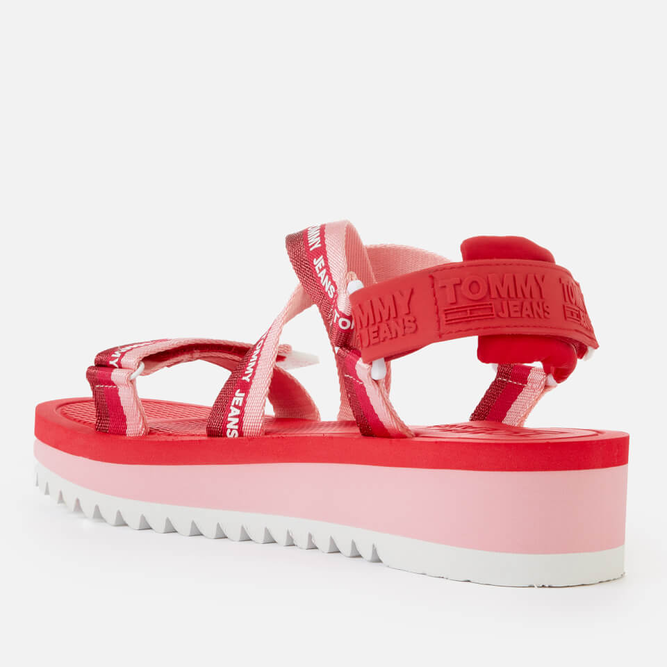 Tommy jeans mesh web strappy sandals women's hotsell