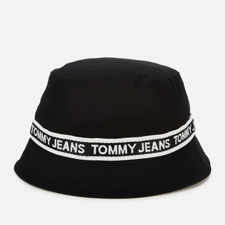 Tommy Jeans Women's Mini Logo Tape Bucket Hat - Black