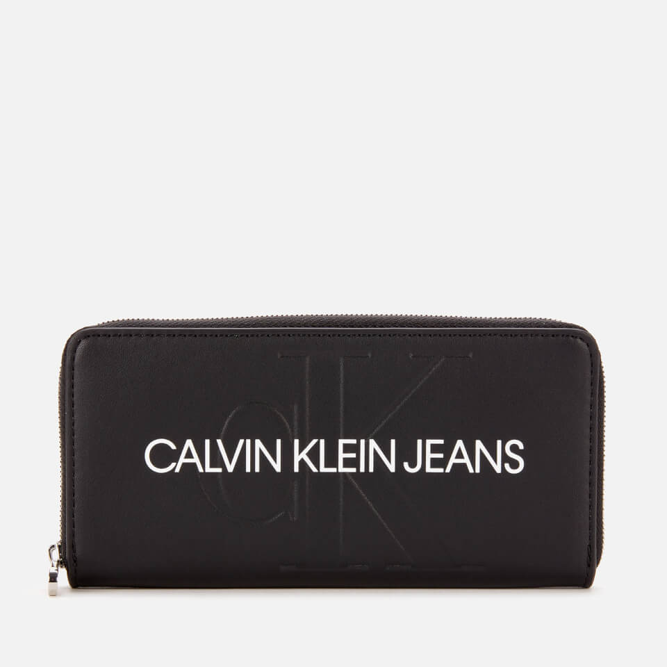 Calvin Klein Jeans Women's Zip Around Wallet - Black