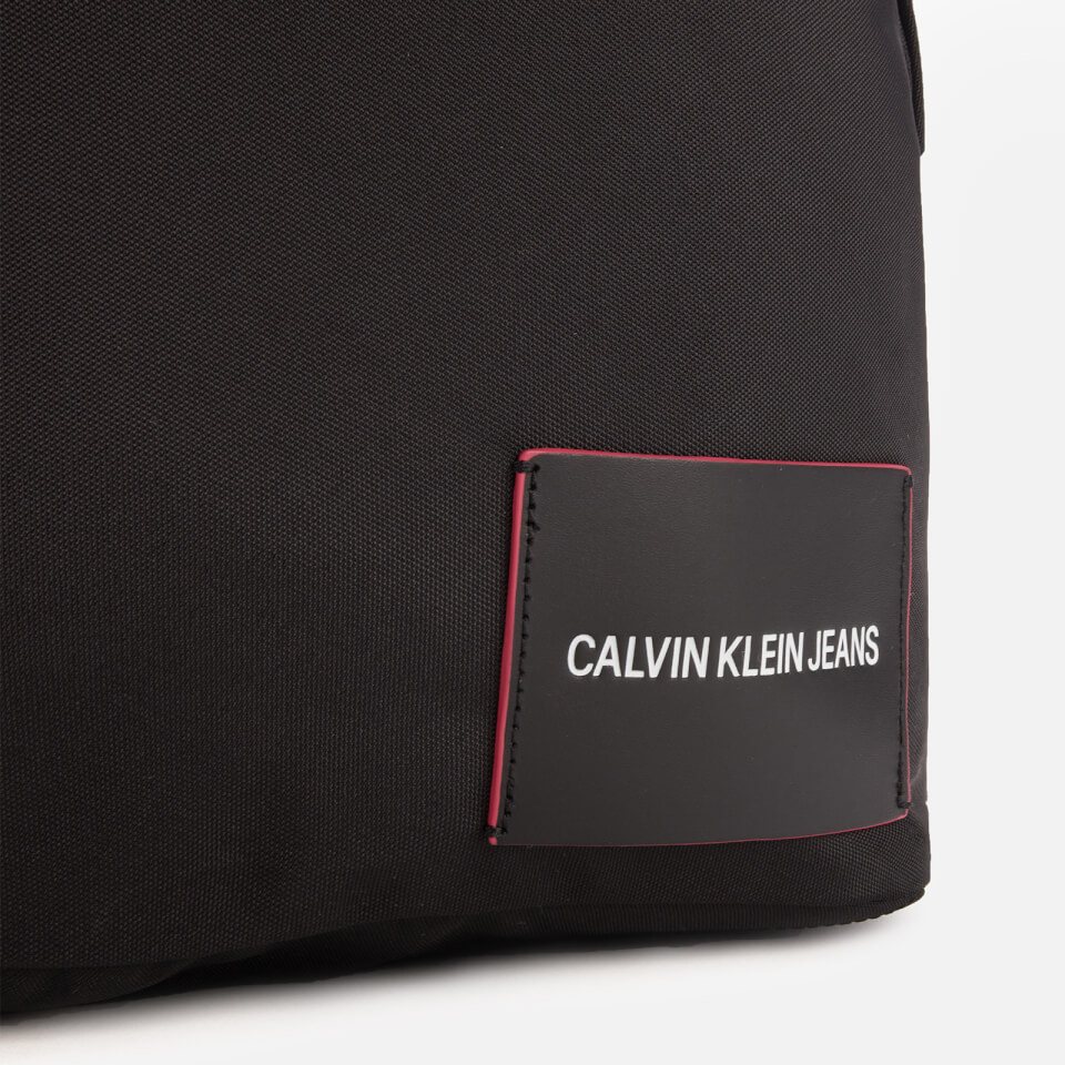 Calvin Klein Jeans Women's Round Nylon Backpack - Black