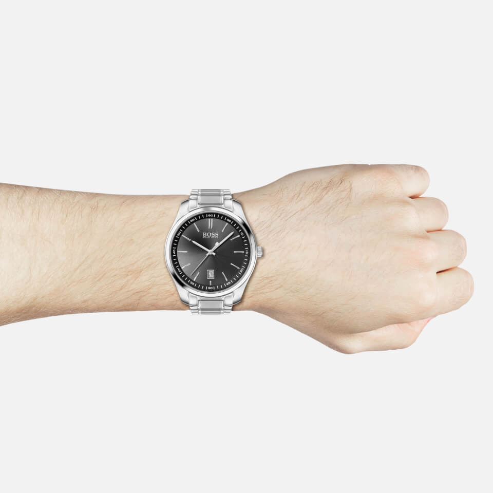 BOSS Hugo Boss Men's Circuit Metal Strap Watch - Black/Silver
