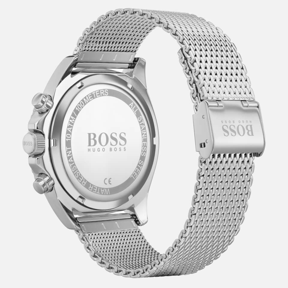 BOSS Hugo Boss Men's Ocean Edition Mesh Strap Watch - Black/Blue/Silver