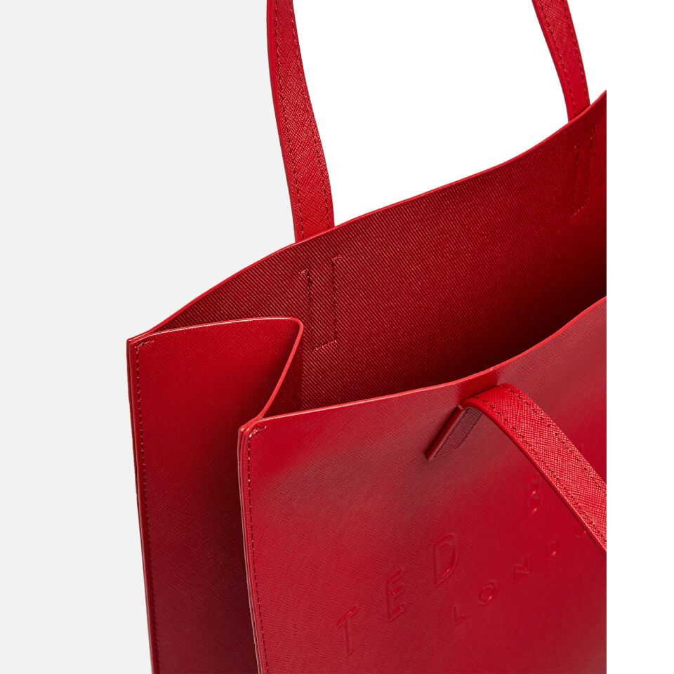 Ted Baker Women s Soocon Crosshatch Large Icon Bag Red
