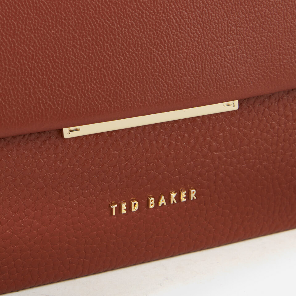 Ted Baker Women's Diilila Bar Detail Cross Body Bag - Dark Tan