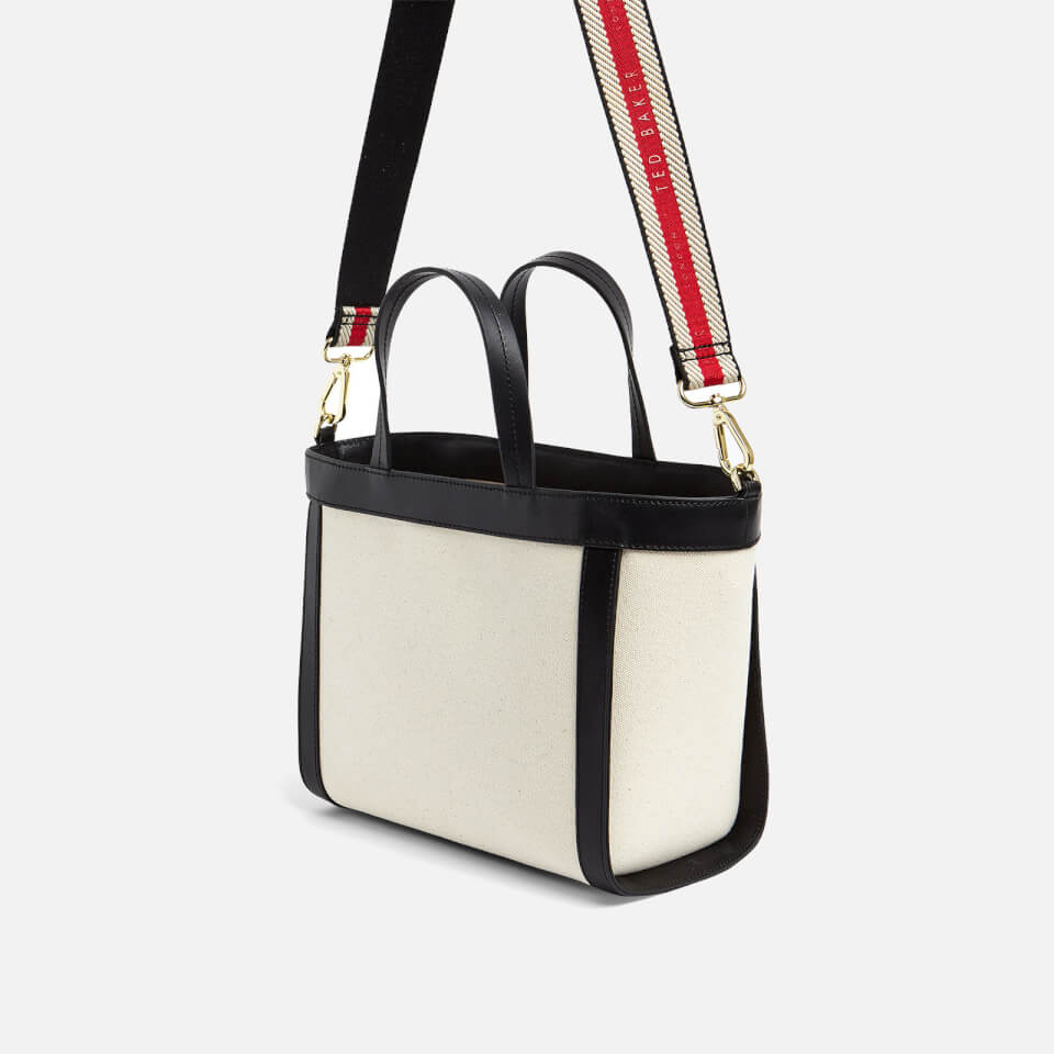 Ted Baker Women s Junipar Canvas Small Tote Bag Black