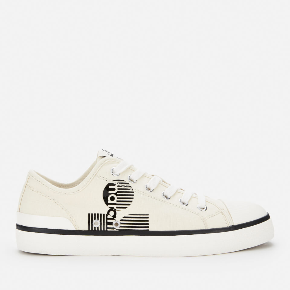 【送料&関税込】Isabel Marant Binkoo Sneakers ISABEL MARANT Binkoo Logo-Print Canvas Sneakers in Ecru