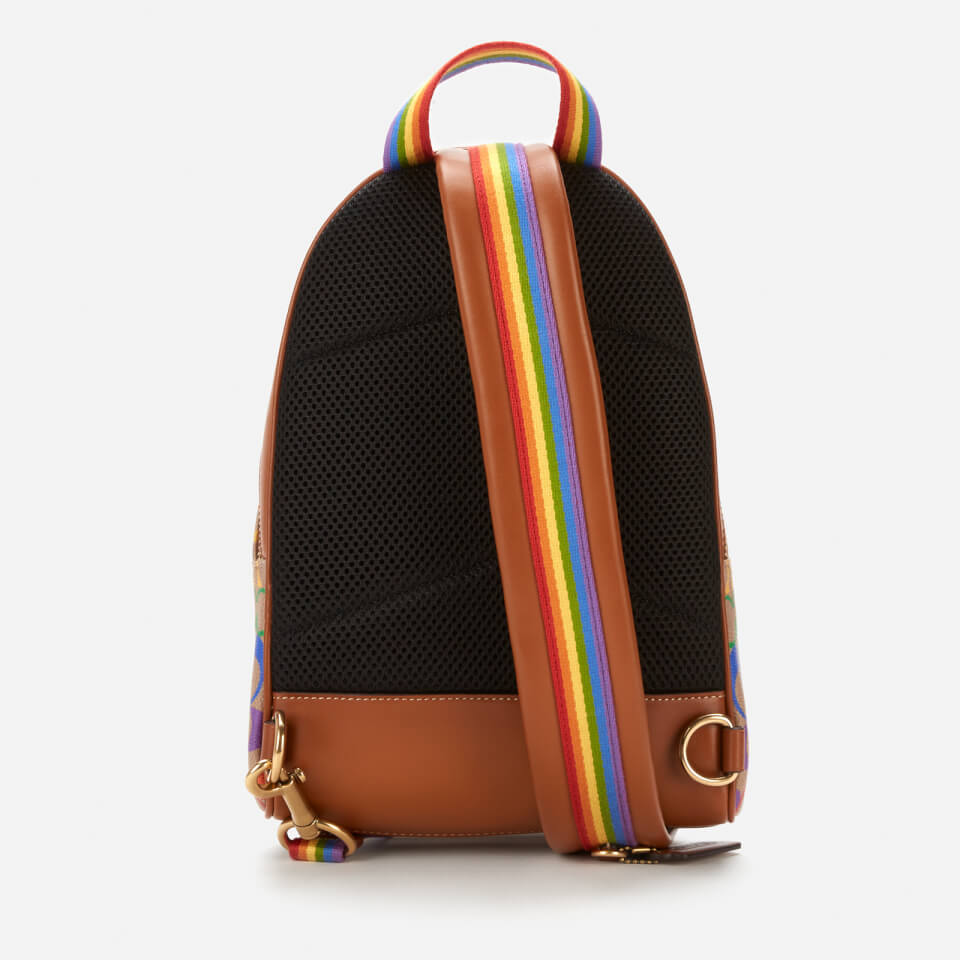 Academy backpack in signature canvas new arrivals