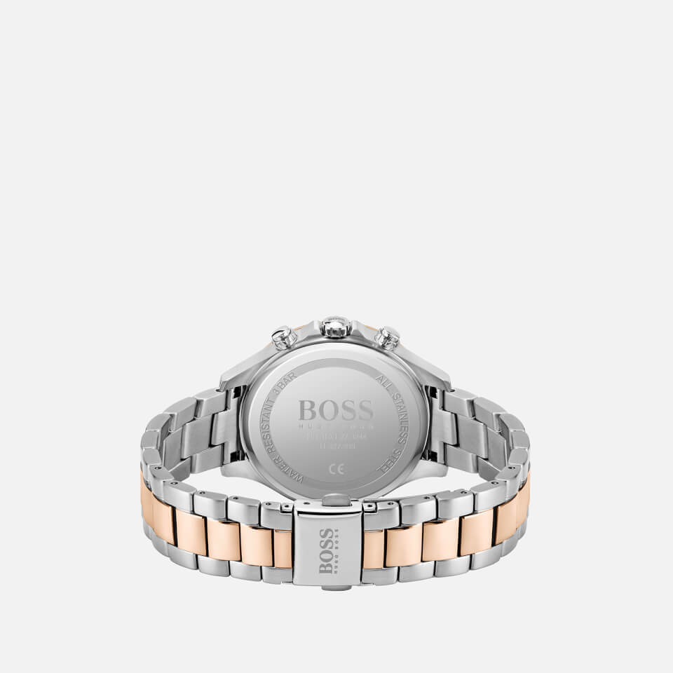BOSS Hugo Boss Women's Bi/Colour Metal Link Watch - Silver/Gold