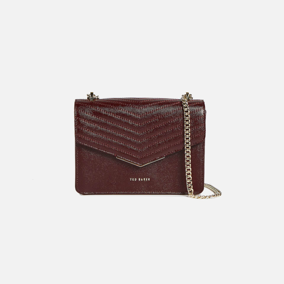 Buy Ted Baker Women Maroon Flower Eyelet Zip Card Holder Online - 816026 |  The Collective