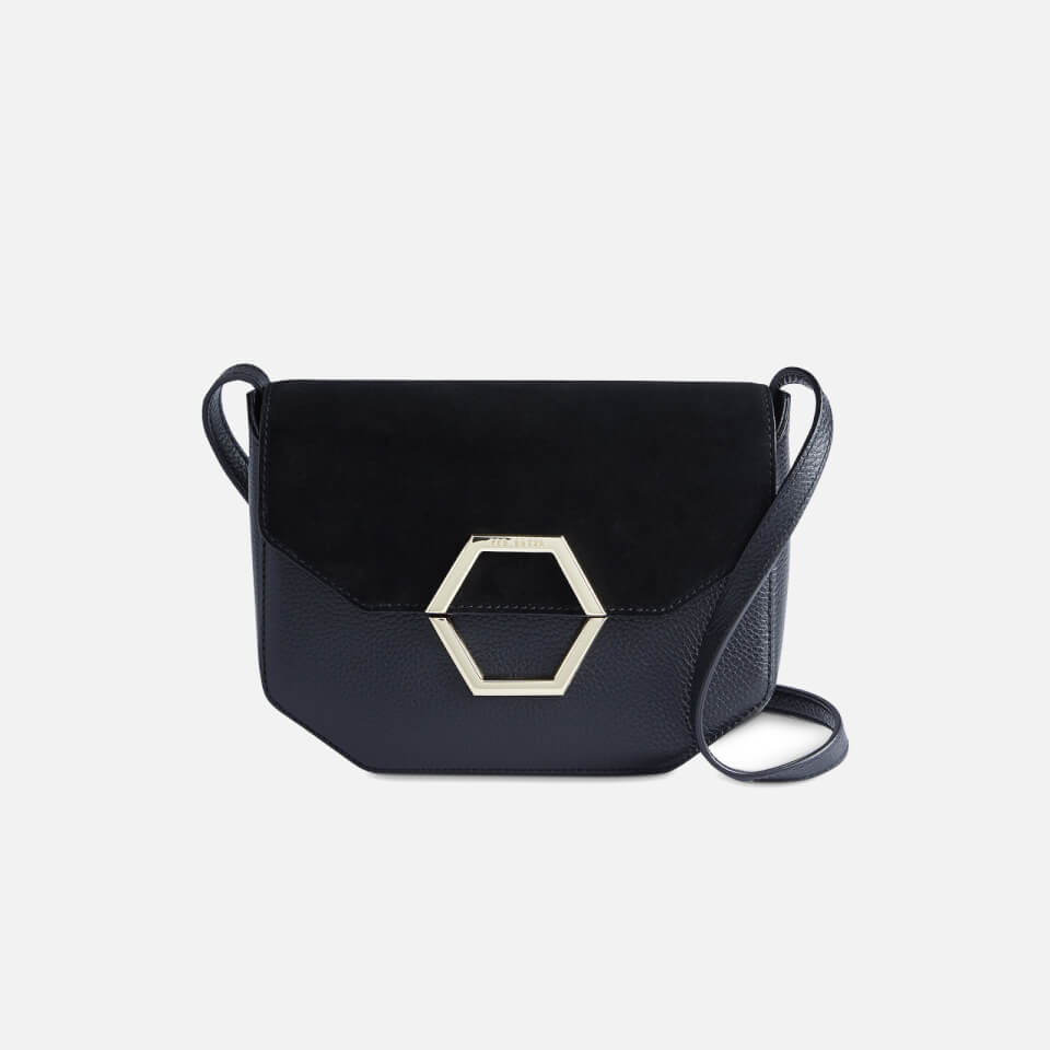 Ted Baker Women's Lenah Hexagon Detail Cross Body Bag - Jet Black