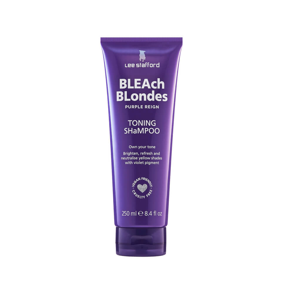 Lee Stafford Bleach Blondes Purple Reign Toning Shampoo 8.45 fl. oz