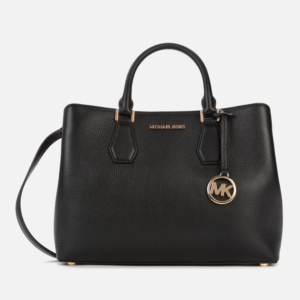 Mk camille large pebbled 2025 leather satchel