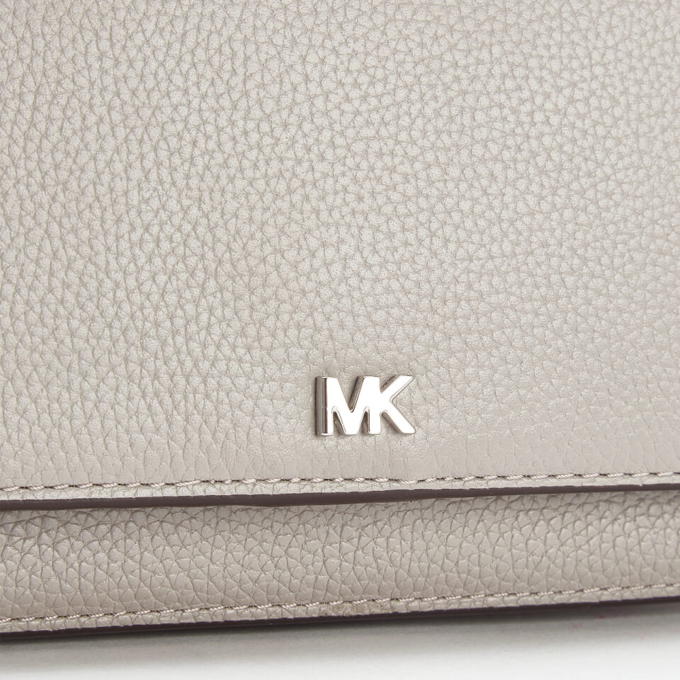 MICHAEL Michael Kors Women's Mott Phone Cross Body Bag - Pearl Grey