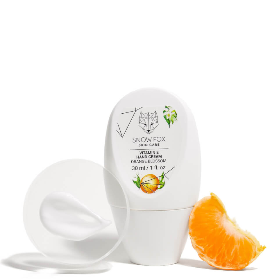 Snow Fox Skincare Vitamin E Hand Cream 1 oz - Orange Blossom
