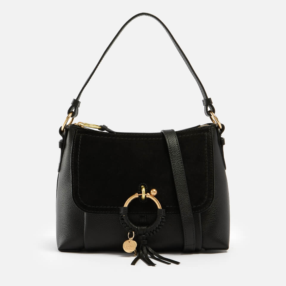 See By Chloé Joan Small Leather and Suede Hobo Bag