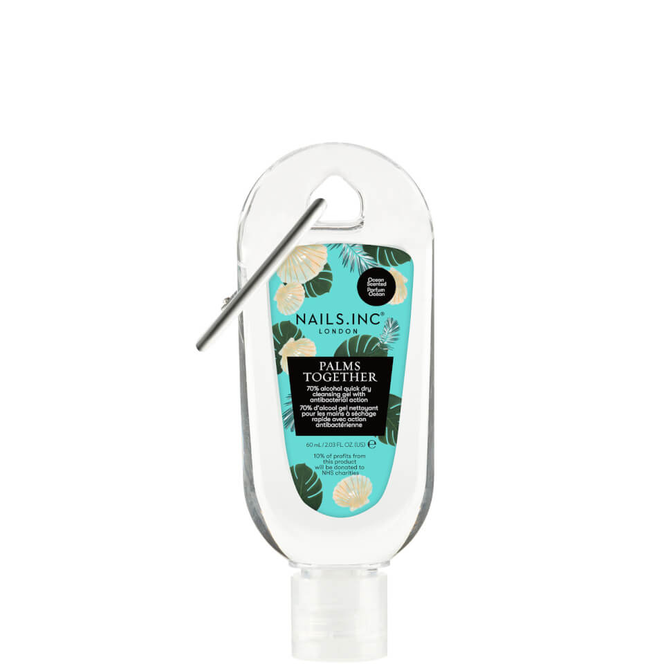 nails inc. Palms Together Cleansing Gel with Hook - Ocean Scent