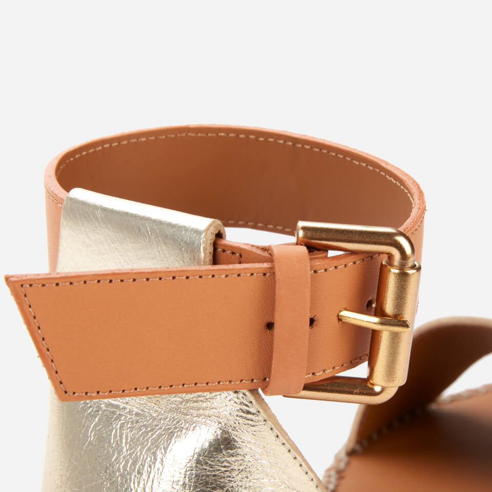 See By Chloé Women's Glyn Flatform Espadrille Sandals - Light Gold