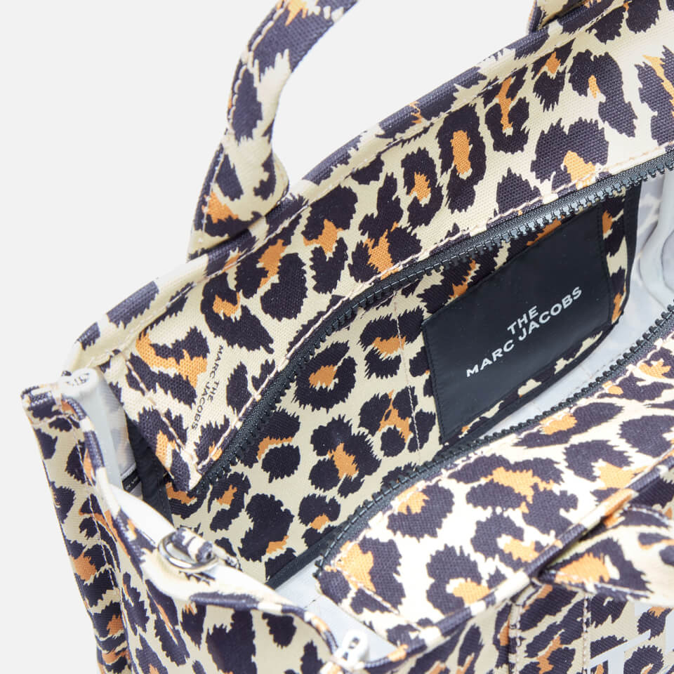 Marc Jacobs Medium Leopard-Print Canvas Tote Bag