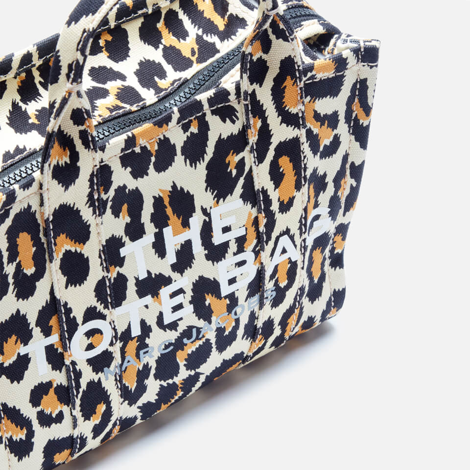 Marc Jacobs Women s Mini Leopard Traveler Tote Bag Natural Multi