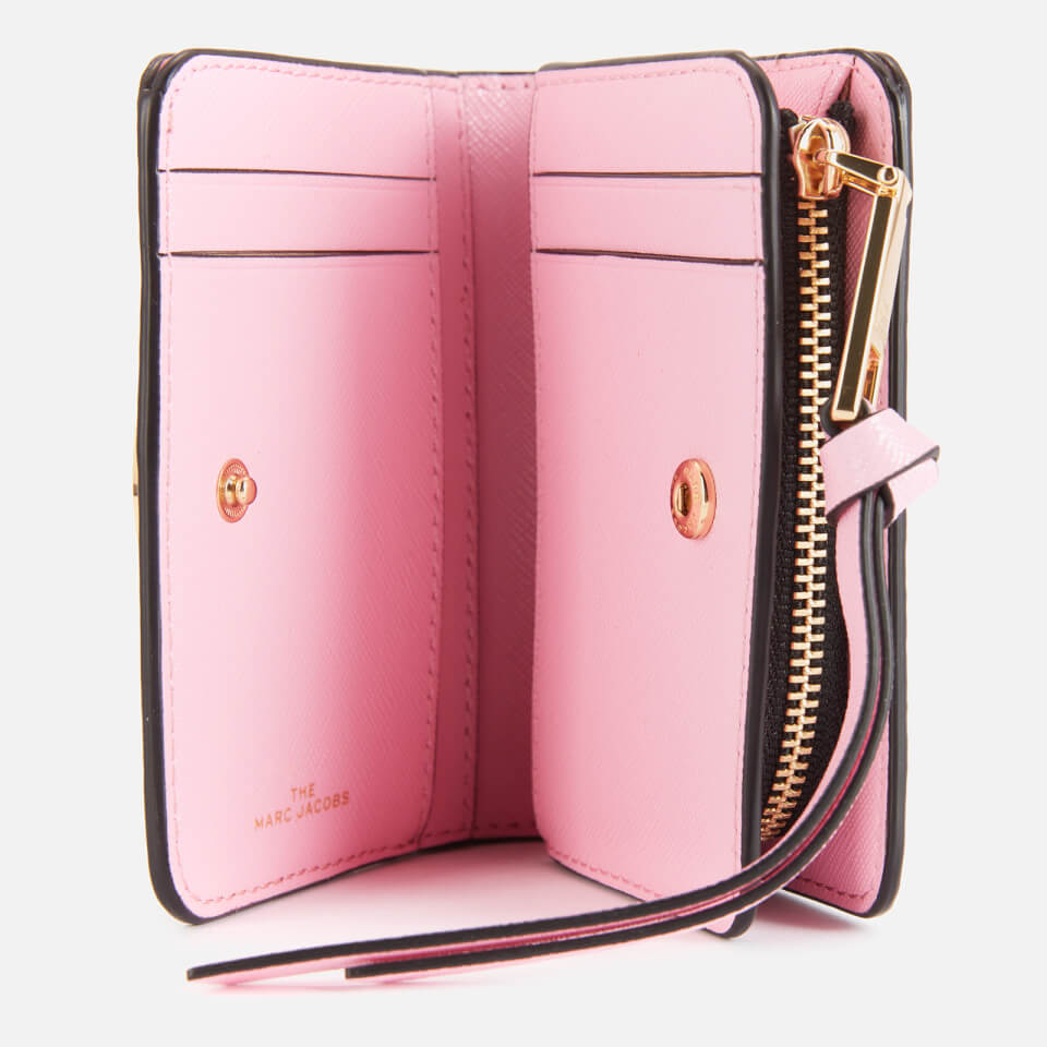 Marc Jacobs Women's Mini Compact Wallet - New Black Multi