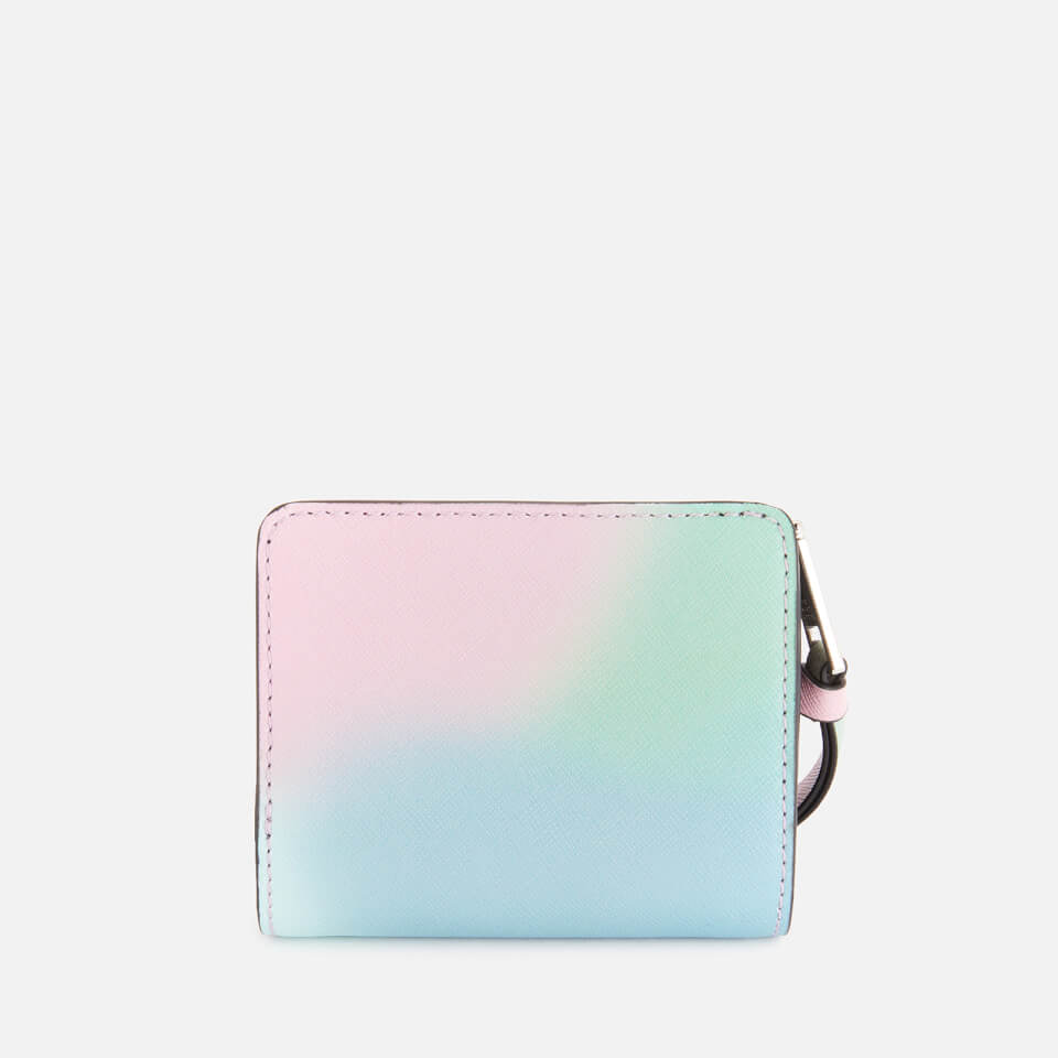 Marc Jacobs Women's Mini Compact Wallet - Green Multi