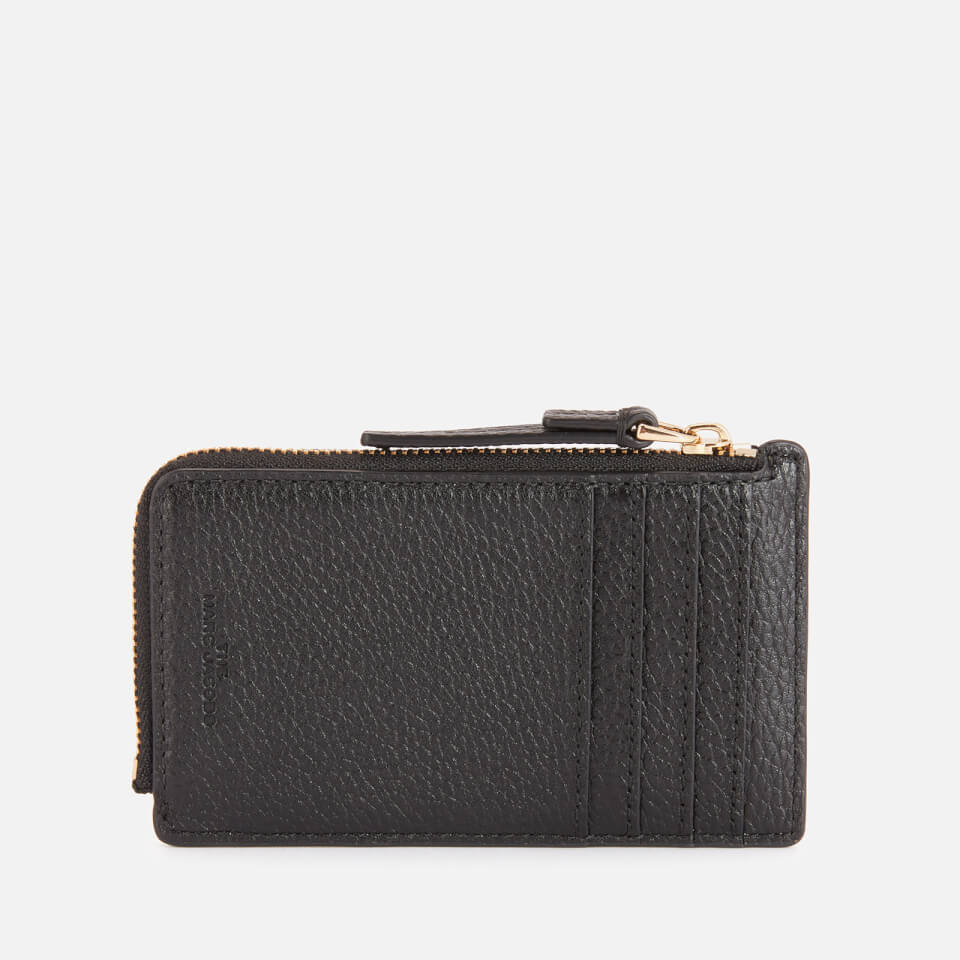 Marc Jacobs Women's Small Top Zip Wallet - Black