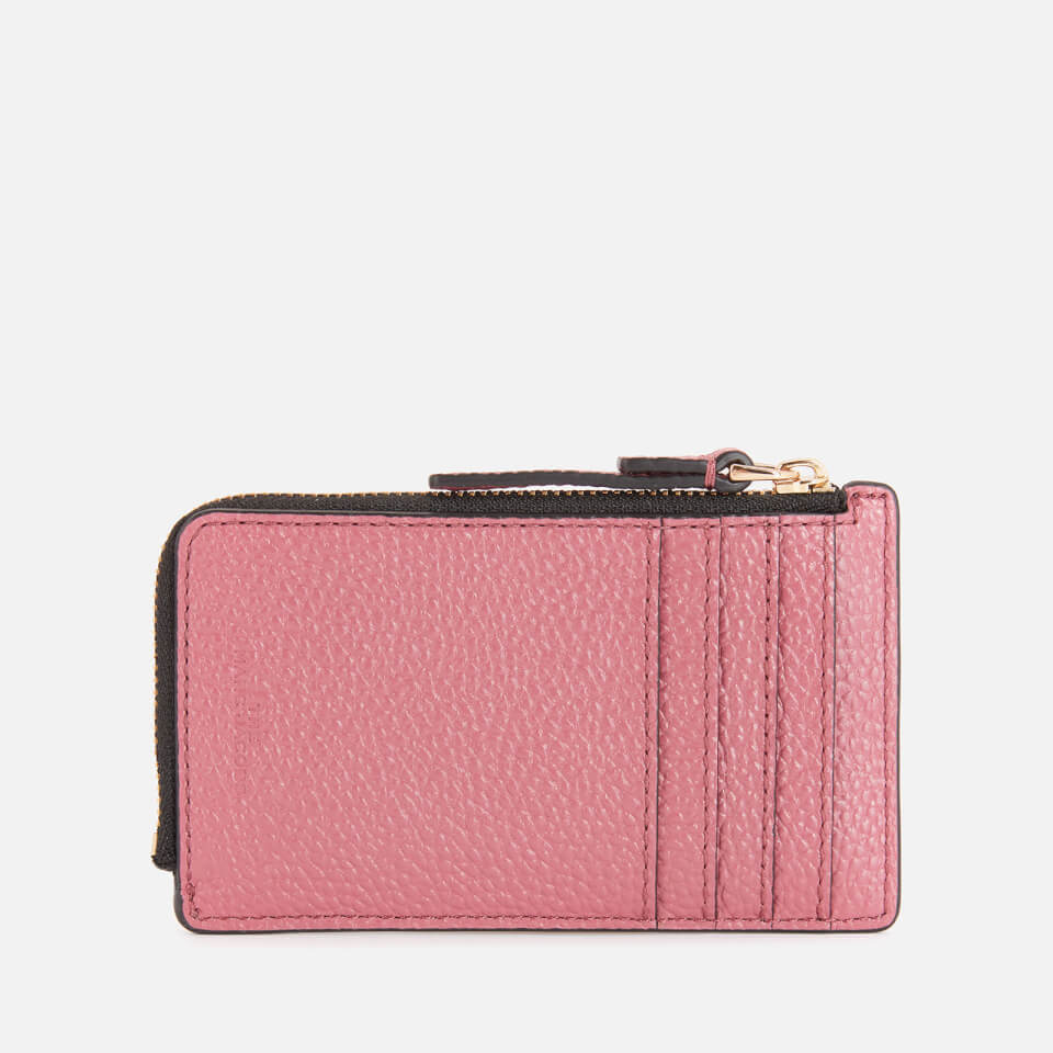 Marc Jacobs Women's Small Top Zip Wallet - Dusty Ruby