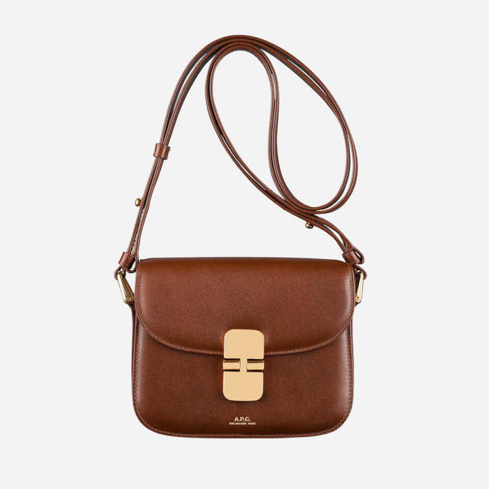 A.P.C Women s Grace Mini Cross Body Bag Noisette Coggles