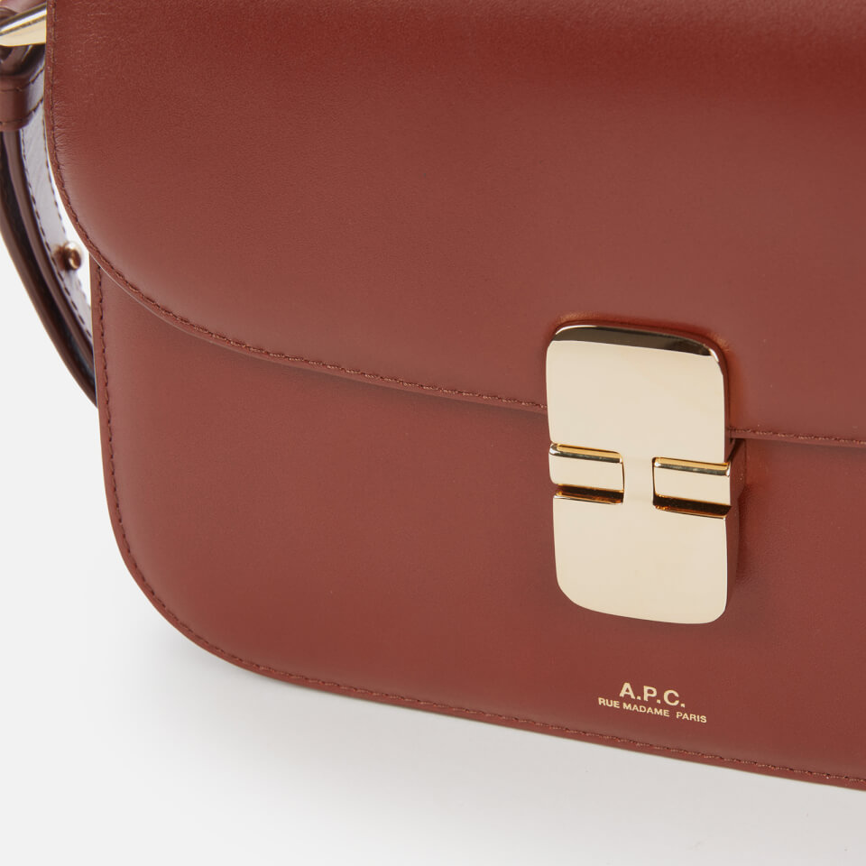 A.P.C. Grace Leather Small Crossbody Bag