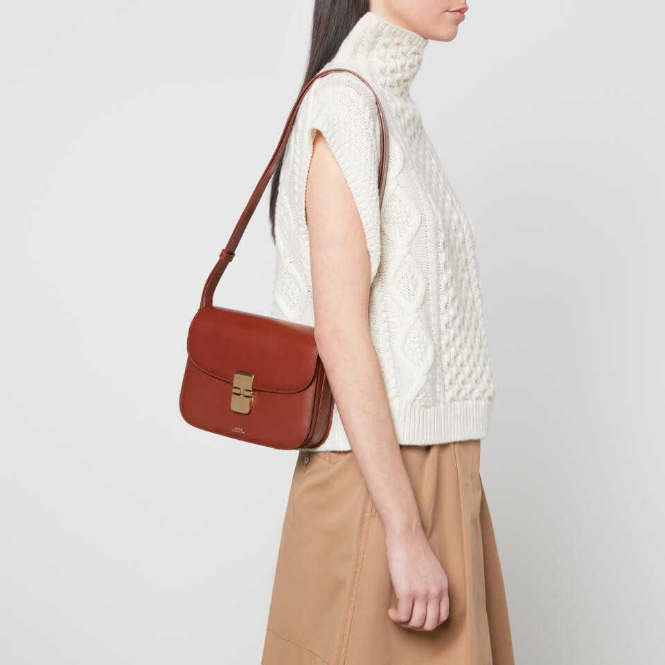 A.P.C. Grace Leather Small Crossbody Bag