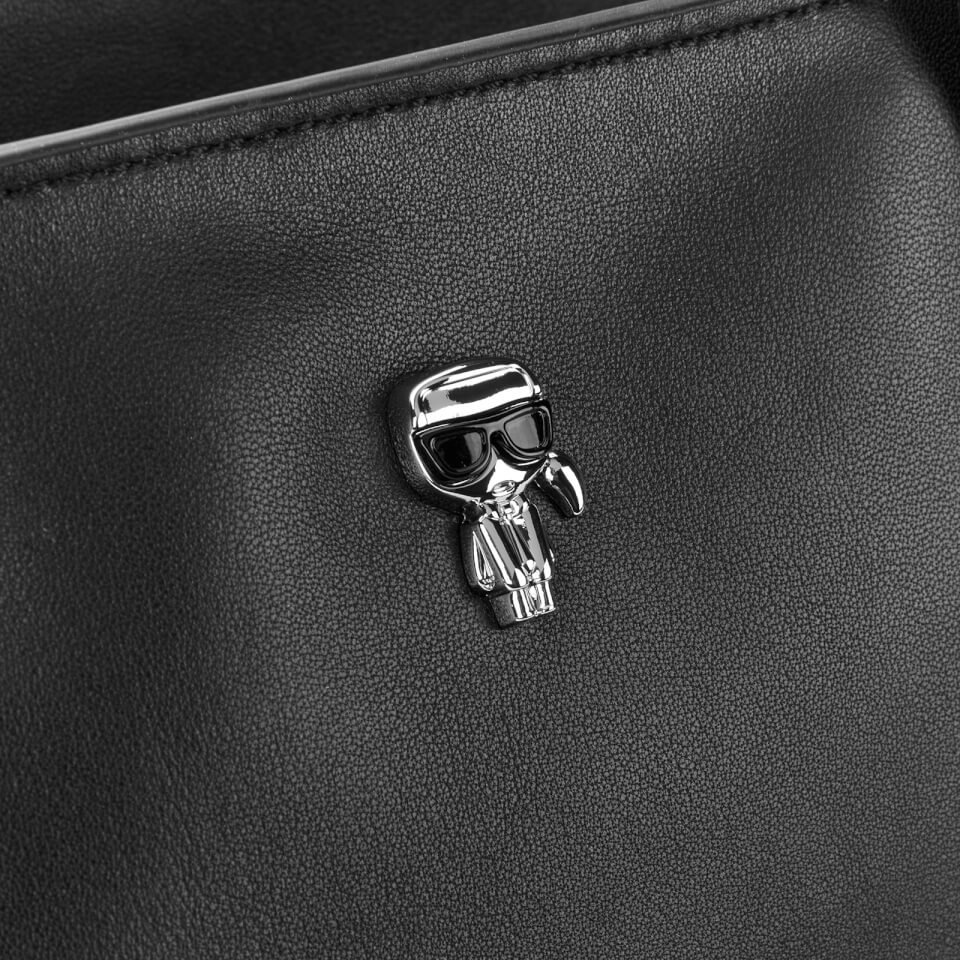 KARL LAGERFELD Women's K/Ikonik 3D Pin Tote Bag - Black