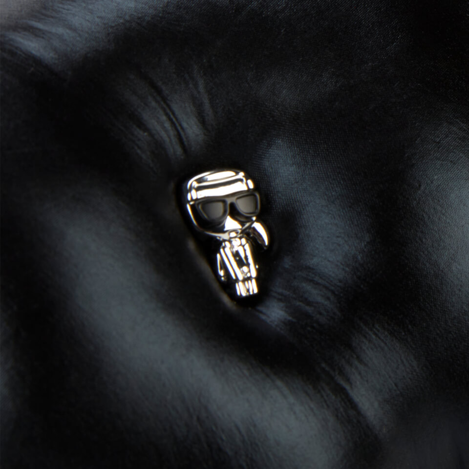 KARL LAGERFELD Women's K/Ikonik 3D Multi Pin Flap Bag - Black