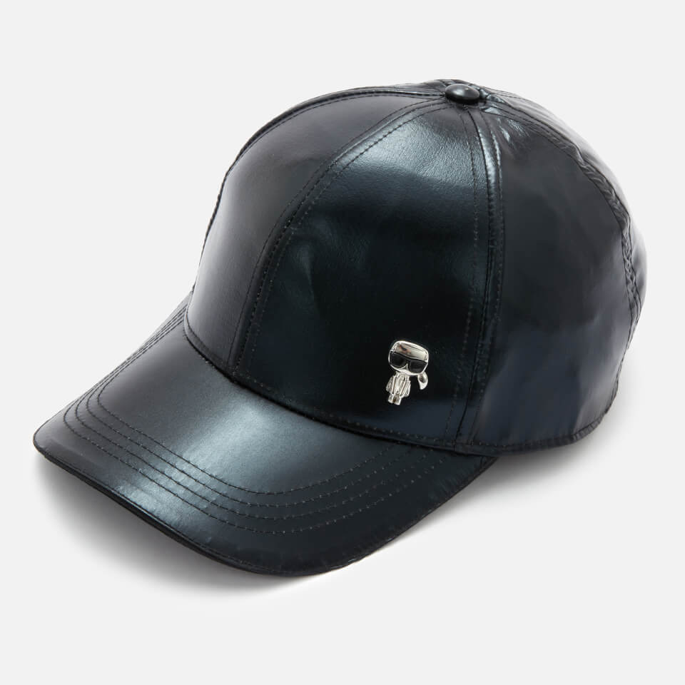 KARL LAGERFELD Women's K/Ikonik 3D Pin Cap - Black