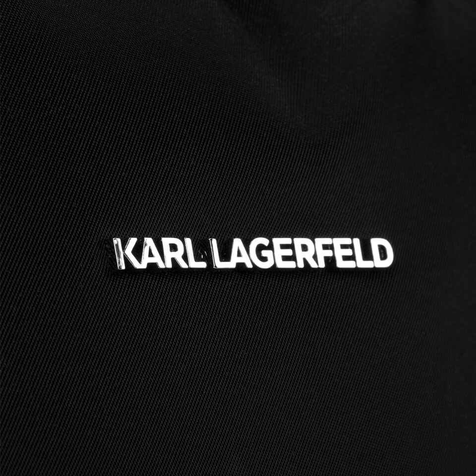 KARL LAGERFELD Women's K/Ikonik Nylon Backpack - Black