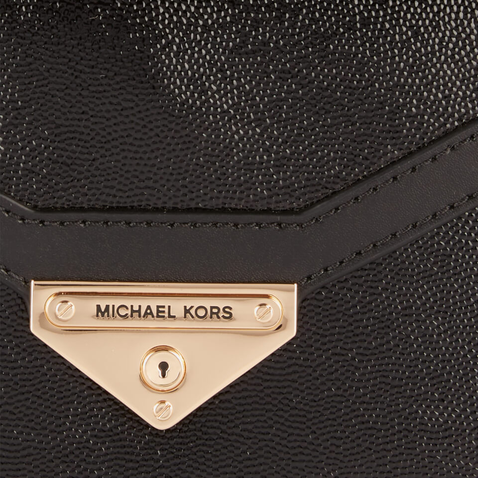 MICHAEL Michael Kors Women's Grace Small Trunk Cross Body Bag - Black