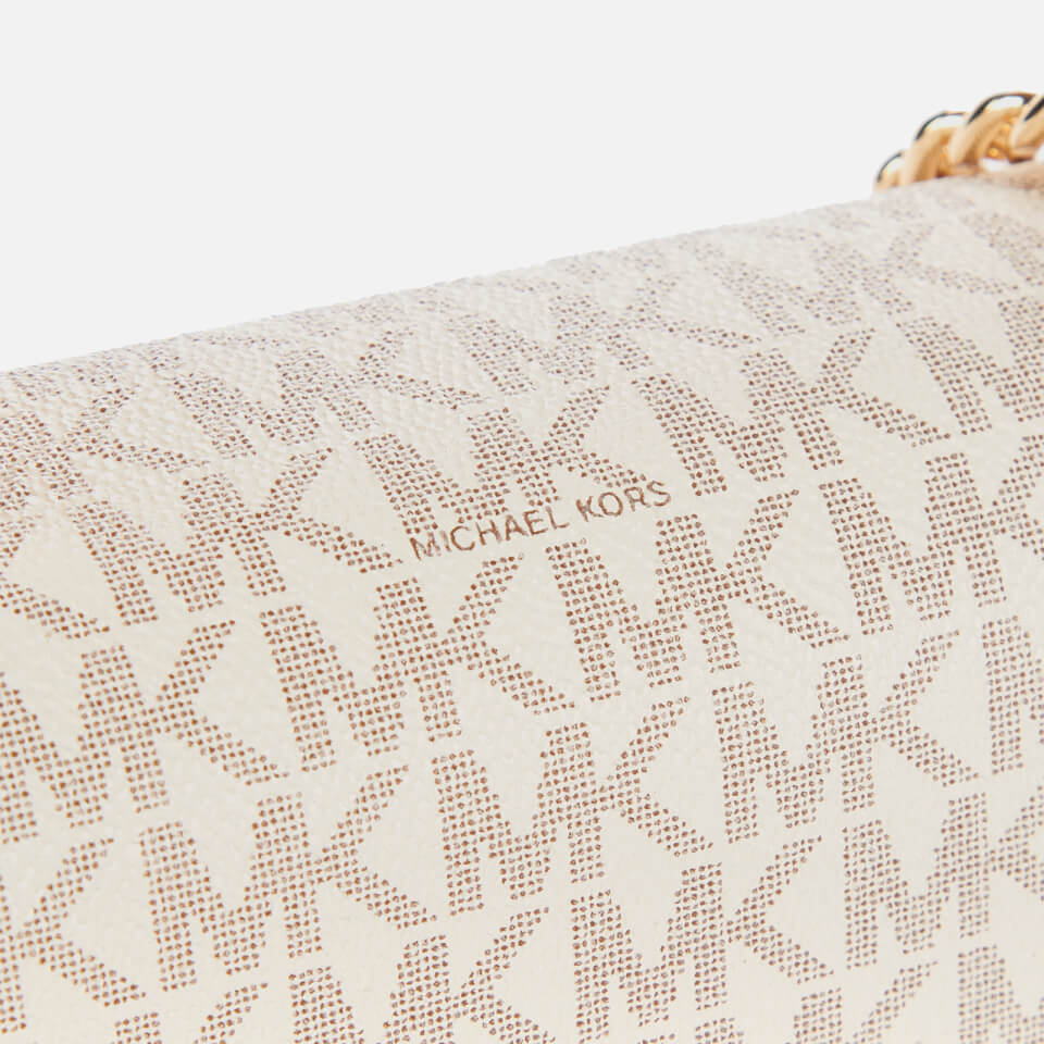 MICHAEL Michael Kors Women's Jade XS Gusset Cross Body Bag - Vanilla/Acorn