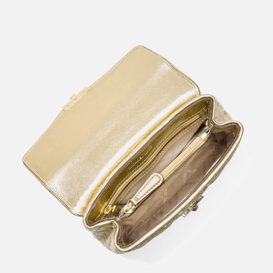 MICHAEL Michael Kors Women's Soho Small Chain Shoulder Bag - Pale Gold