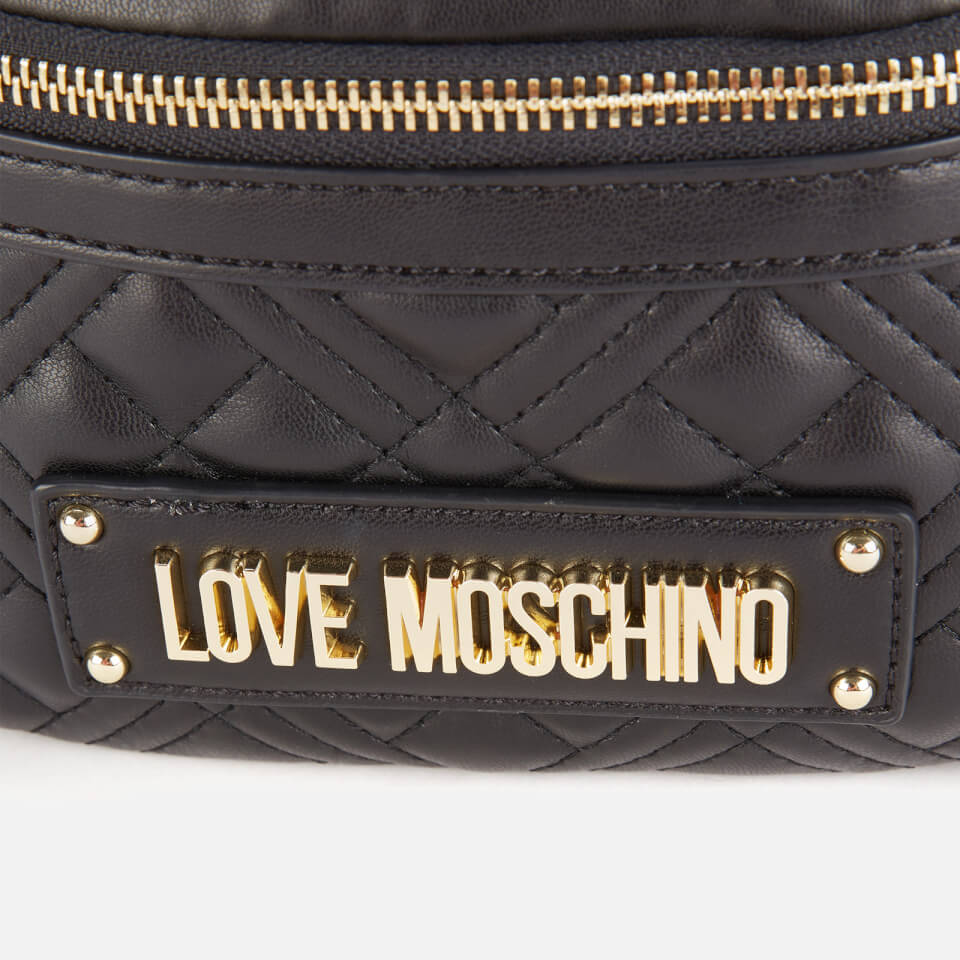 Love Moschino Women's Quilted Hip Bag - Black