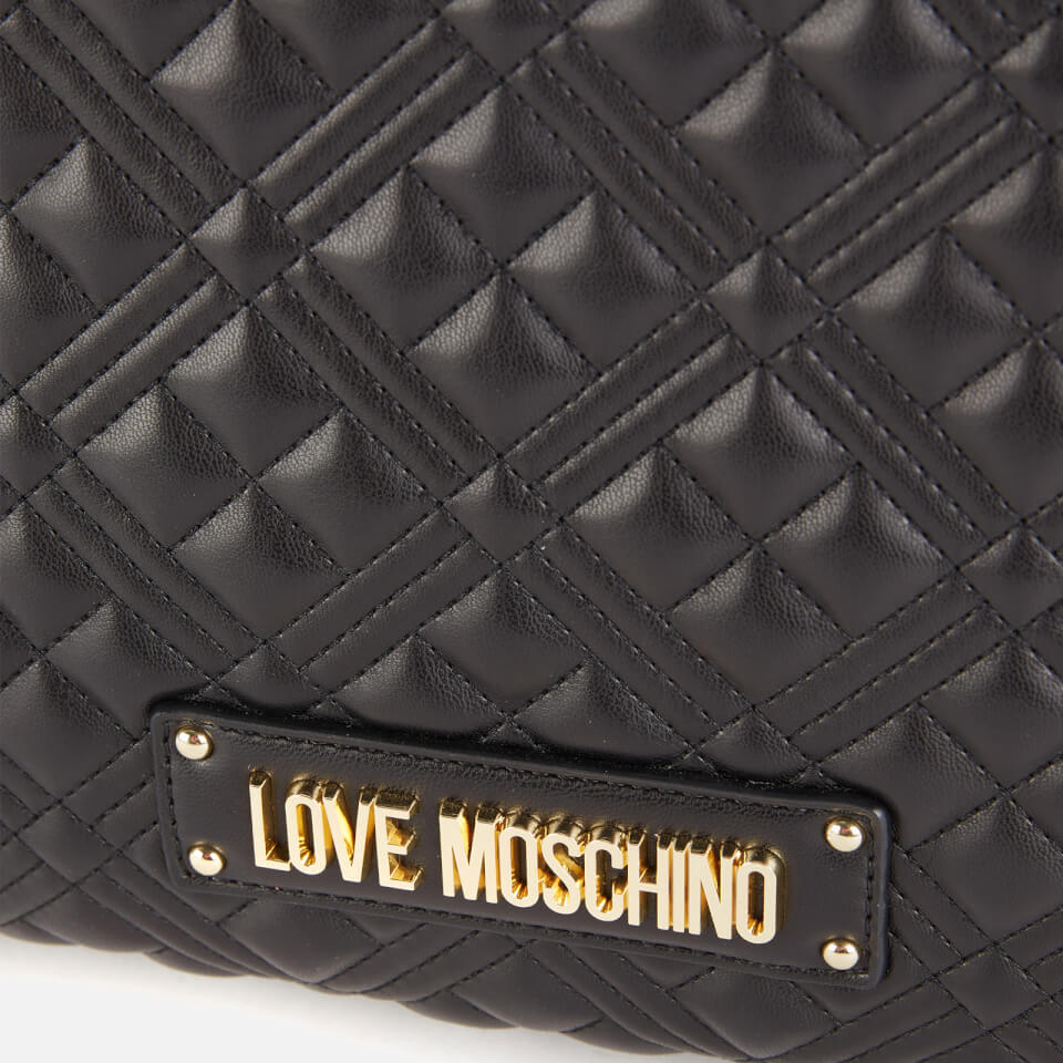 Love Moschino Women's Quilted Shoulder Bag - Black