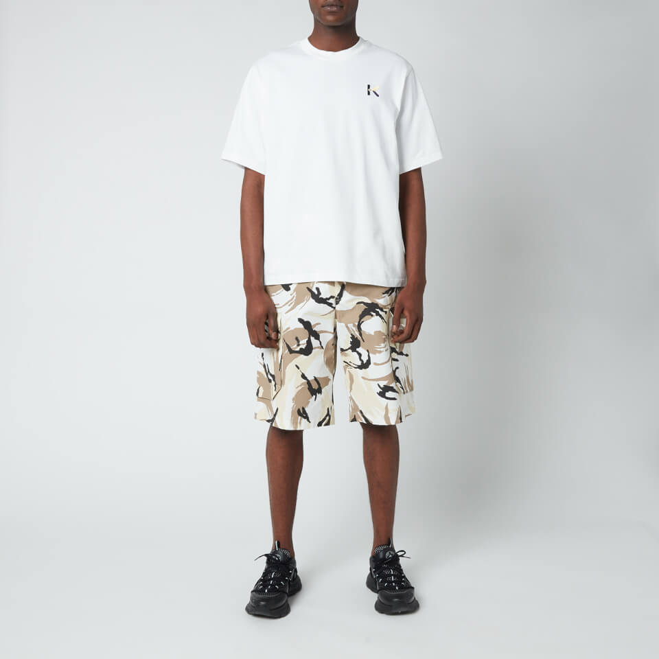 【2024年】お歳暮ギフト Tropic Men's KENZO Camo White Off - Shorts Cargo Printed パンツ