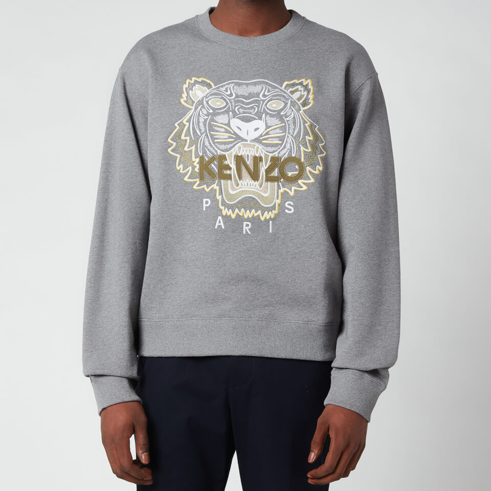 KENZO Men s Tiger Classic Sweatshirt Dove Grey Coggles