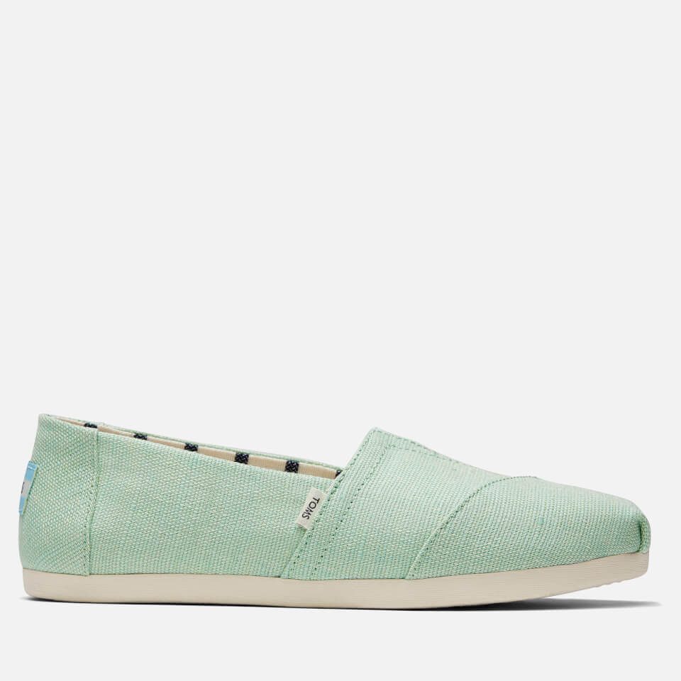 TOMS Women s Alpargata Vegan Canvas Pumps Pastel Green