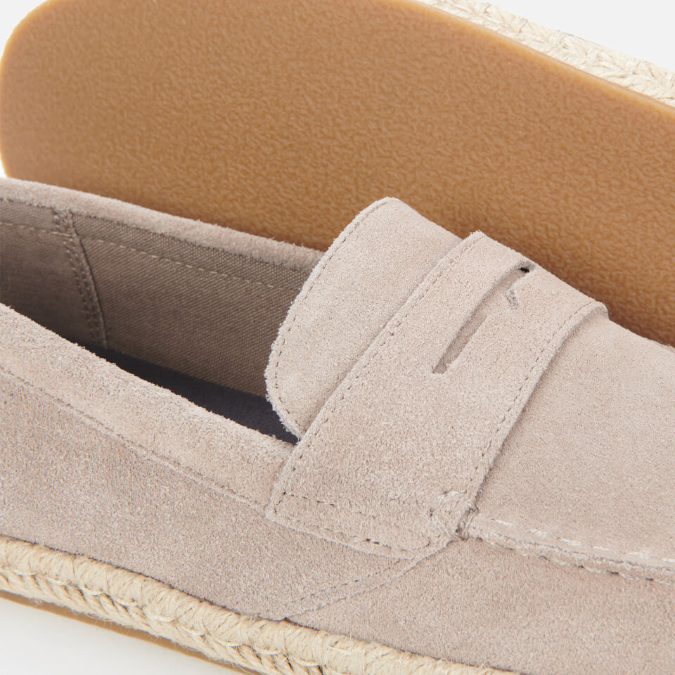 TOMS Men's Stanford Rope Suede Loafers - Desert Taupe